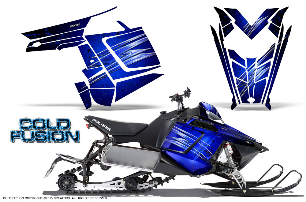 Polaris Rush Graphics Kit Cold Fusion Blue